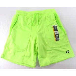 Unisex Russell Neon Green Jogging Shorts L(10-12) NWT